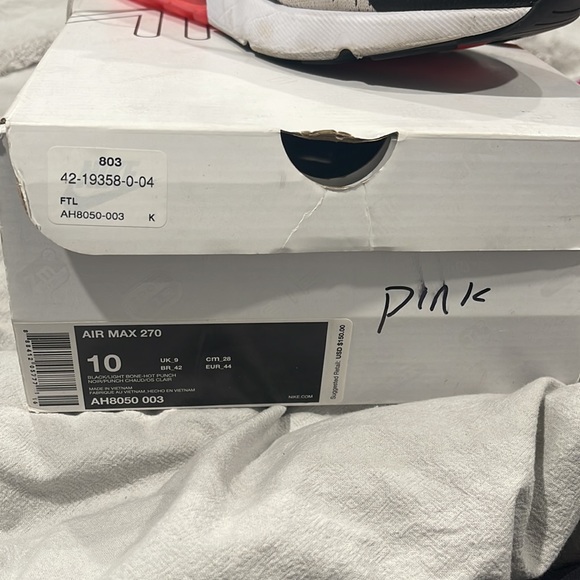 MENS NIKE AIR MAX 270 - Picture 3 of 3